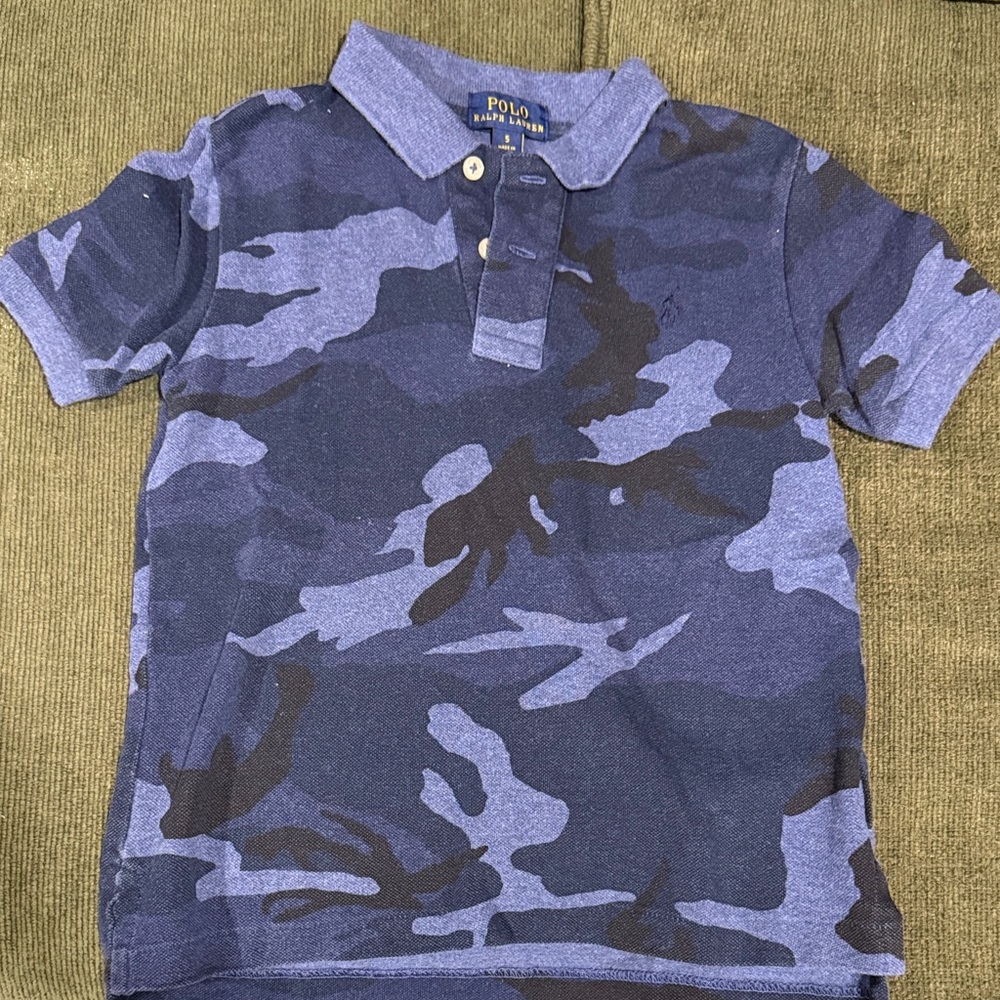 Polo by Ralph Lauren Kids Navy Camo Polo